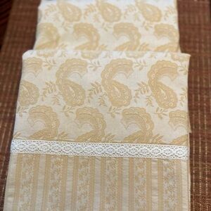 Waterford Soft Gold and Cream King Pillow Shams